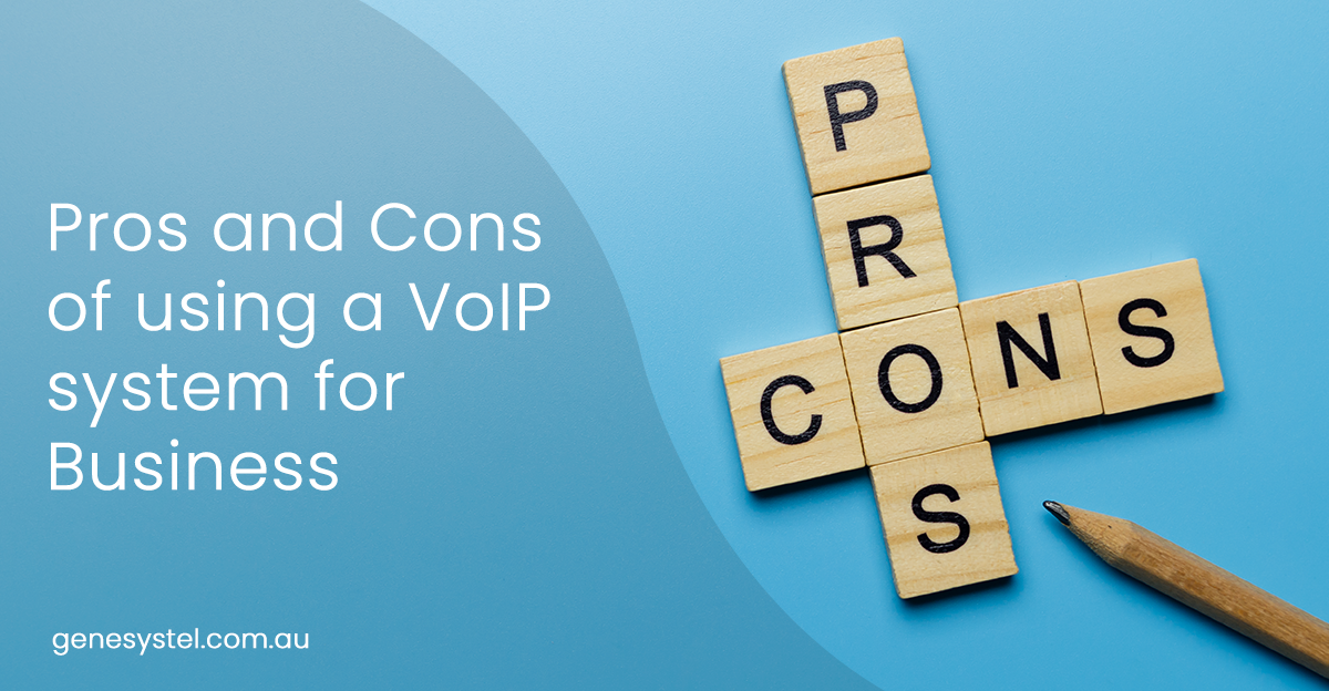 Pros and Cons of Using a VoIP System for Business